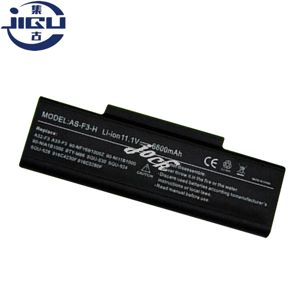 JIGU 9 Сотовый Аккумулятор для ноутбука ASUS A32 Z94 Z96 A33 F3 BTY M66 M67 CBPIL44 GC020009Y00 GC020009Z00