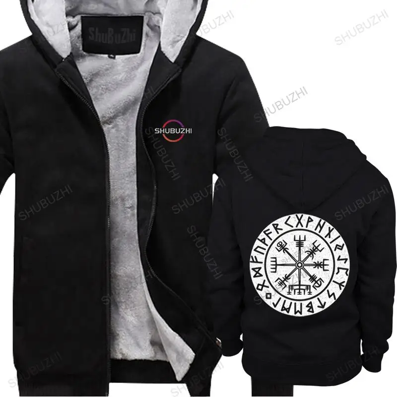 

new Vegvisir Runes Viking fall for Men Soft Cotton Leisure thick Vikings Compass Tattoo hoody Apparel Merch European size