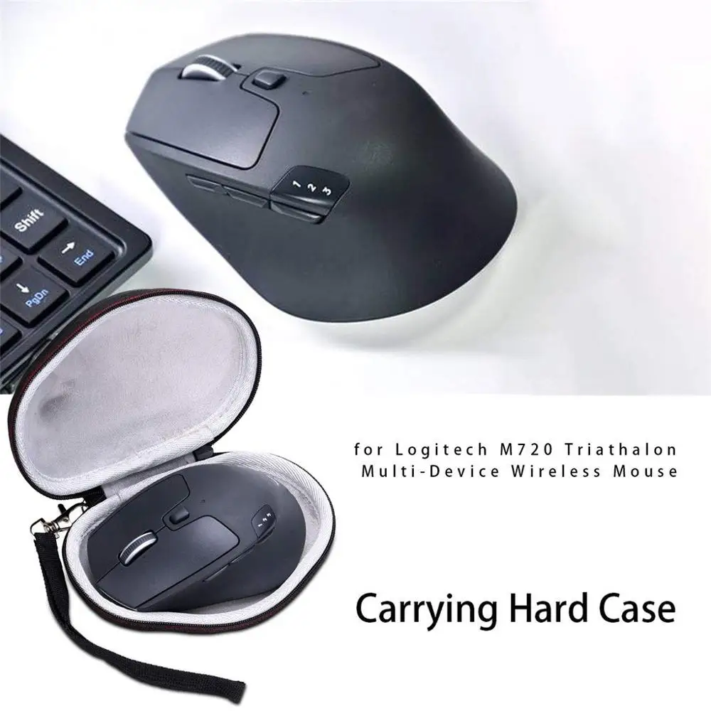 Hard Carry Case Bag For Logitech M720 M705 Triathalon Multi-Device Wireless Mouse quality EVA material Easy to carry | Компьютеры и