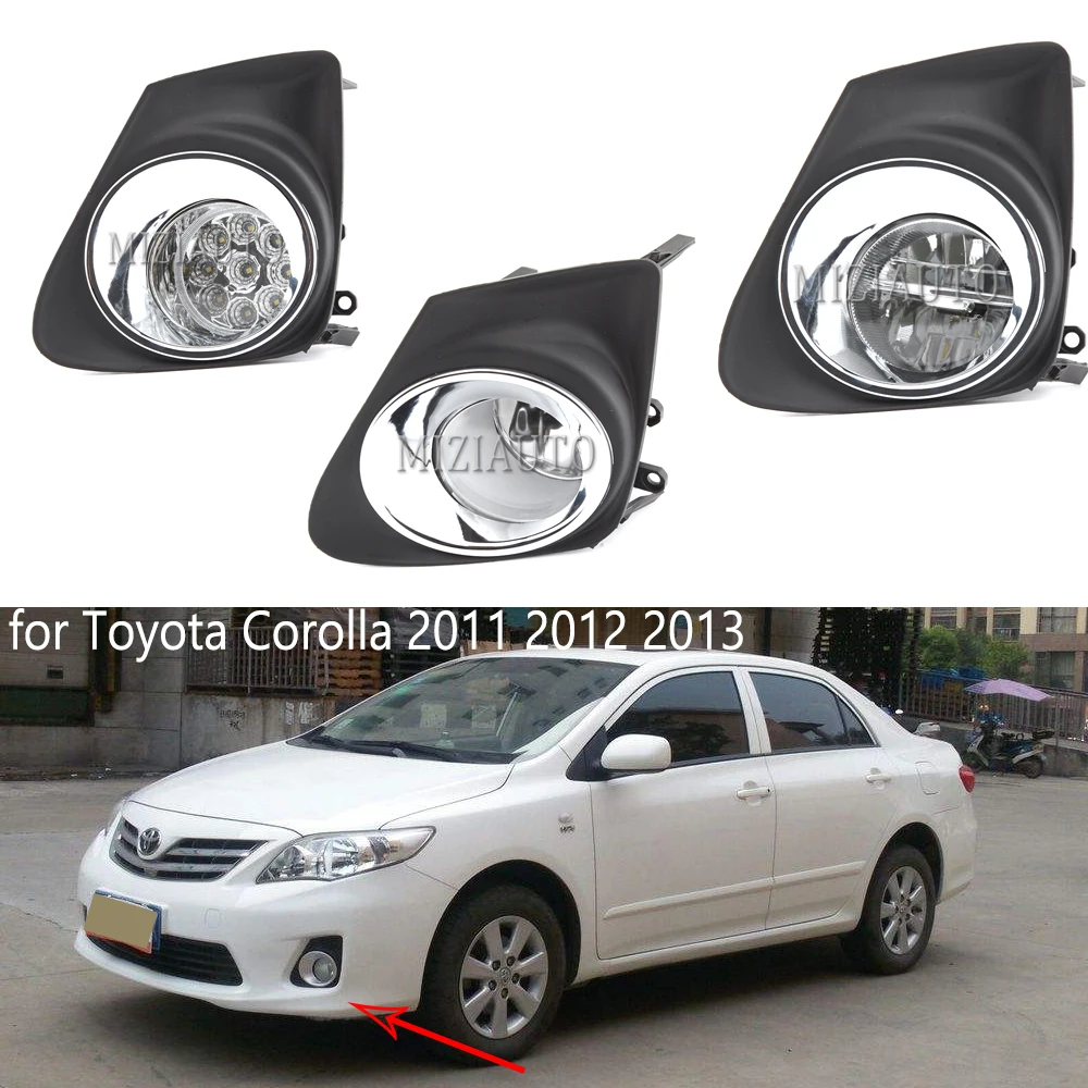 Противотуманные фары для Toyota Corolla 2011 2012 2013 светодиодные/галогенные передние s