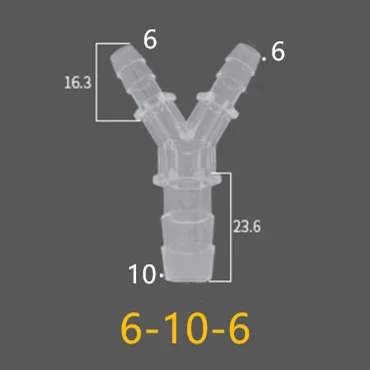 

Пластиковые редукционные Y-образные тройники для труб Pixiuonline 2 шт.