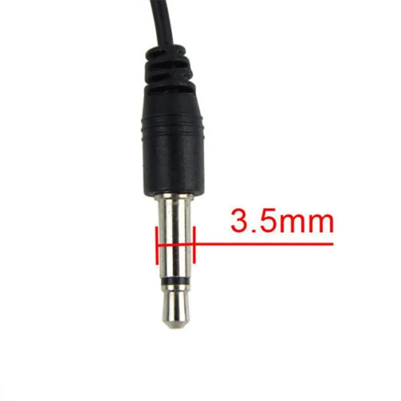 

3.5mm Curved Mono Earphone Listen Only Earpiece For Speaker Mic For 2way Radio Durable Curved Mono Earphone