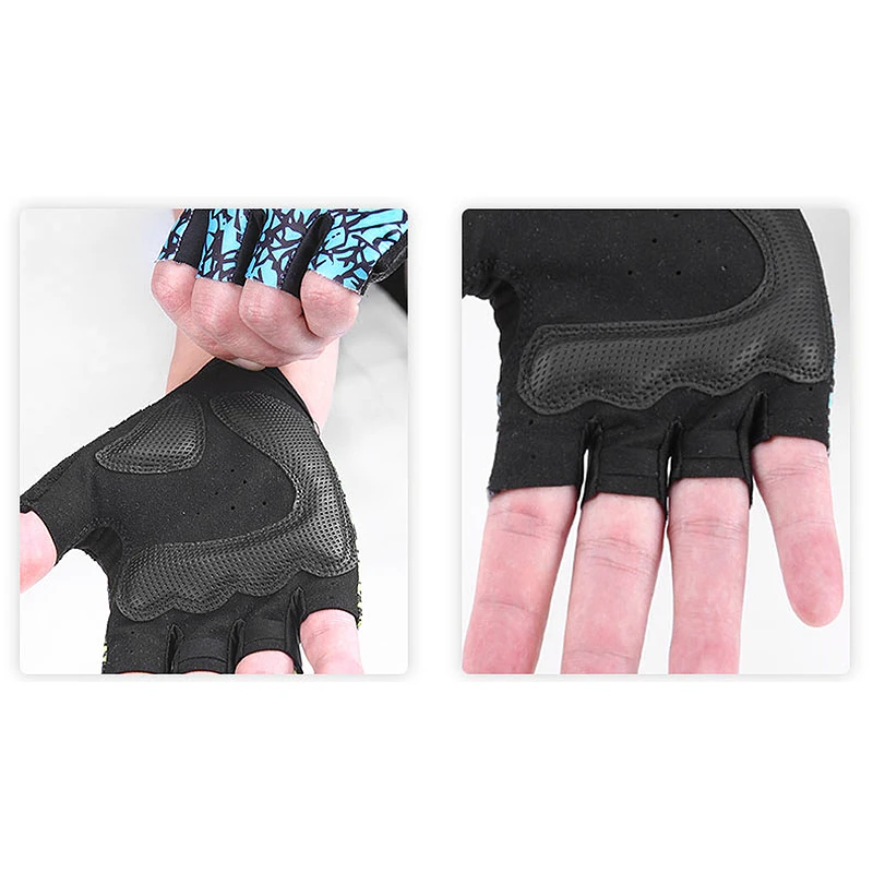 

NEW-Gloves for Outdoor Sports, Cycling, Cycling, Hiking, Half Finger, Fingerless Gloves, Breathable