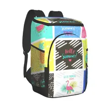 Picnic Cooler Backpack Summer Labels Waterproof Thermo Bag Refrigerator Fresh Keeping Thermal Insulated Bag