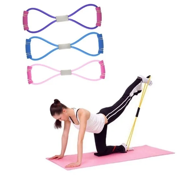 

1 pc Resistance Training Bands Tube Workout Exercise for Yoga Fashion Body Building Fitness Equipment