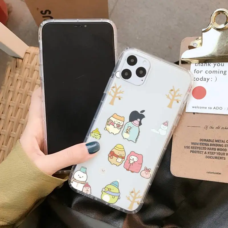 YNDFCNB Kawaii sumikko gurashi чехол для телефона iPhone 11 12 13 mini pro XS MAX 8 7 6 6S Plus X 5S SE 2020 XR | Мобильные