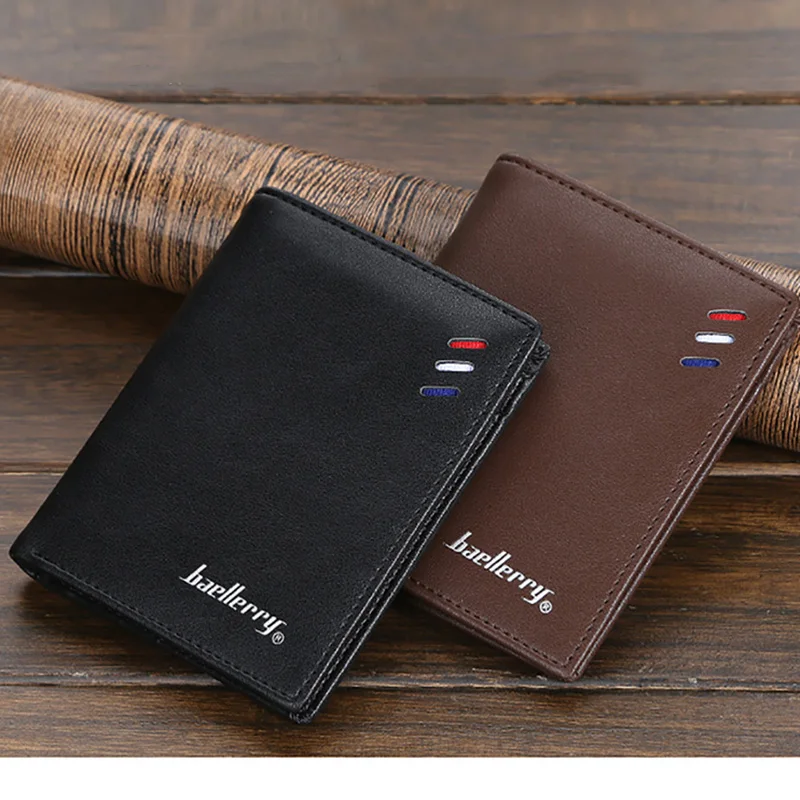 Baellerry мужской кошелек для монет короткий мульти отделение карт Горизонтальная и