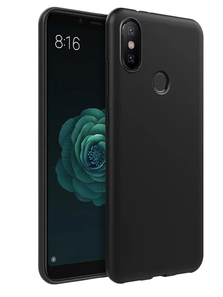 black 3D Камера мягкий TPU чехол для Xiaomi mi 8 Lite 9 SE A1 A2 A3 CC9 CC9e F1 для Red mi 5 Plus 6A 7A S2 Примечание 5A для детей 5, 6, 7, 8 Pro матовый чехол - Цвет: black