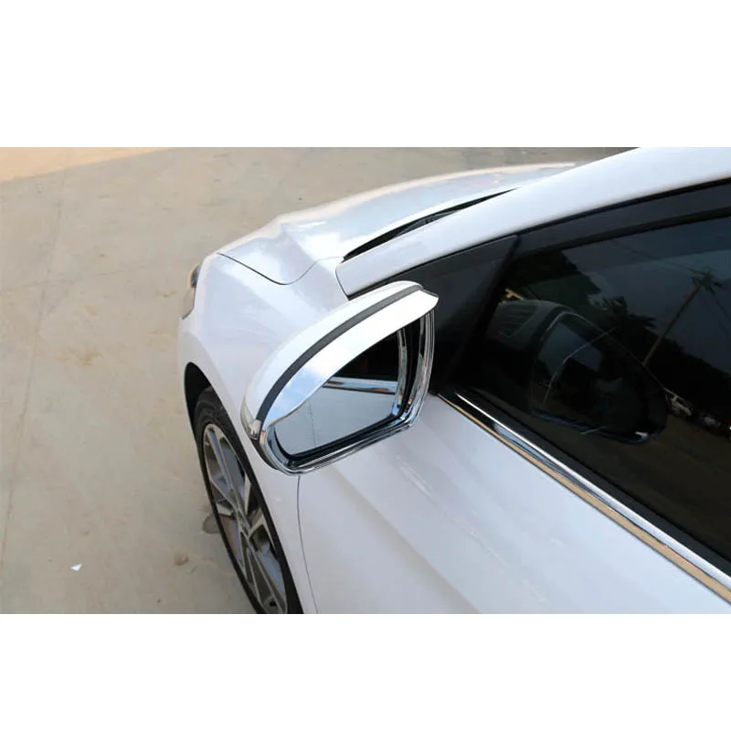 Автомобильное зеркало заднего вида декоративная хромированная отделка внешняя