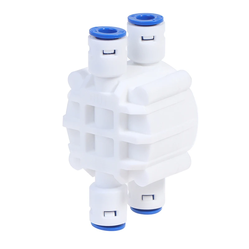 

1pcs Water Purifier 4 Way RO Auto Shut-Off Valve Switch 1/4" Reverse Osmosis System Drop Shipping
