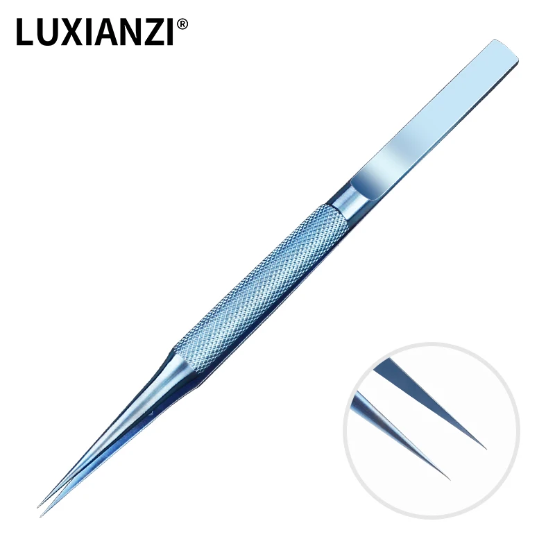 

Промышленный Пинцет LUXIANZI 0,15 ММ, пинцет для предотвращения оставления отпечатков пальцев из титанового сплава/нержавеющей стали