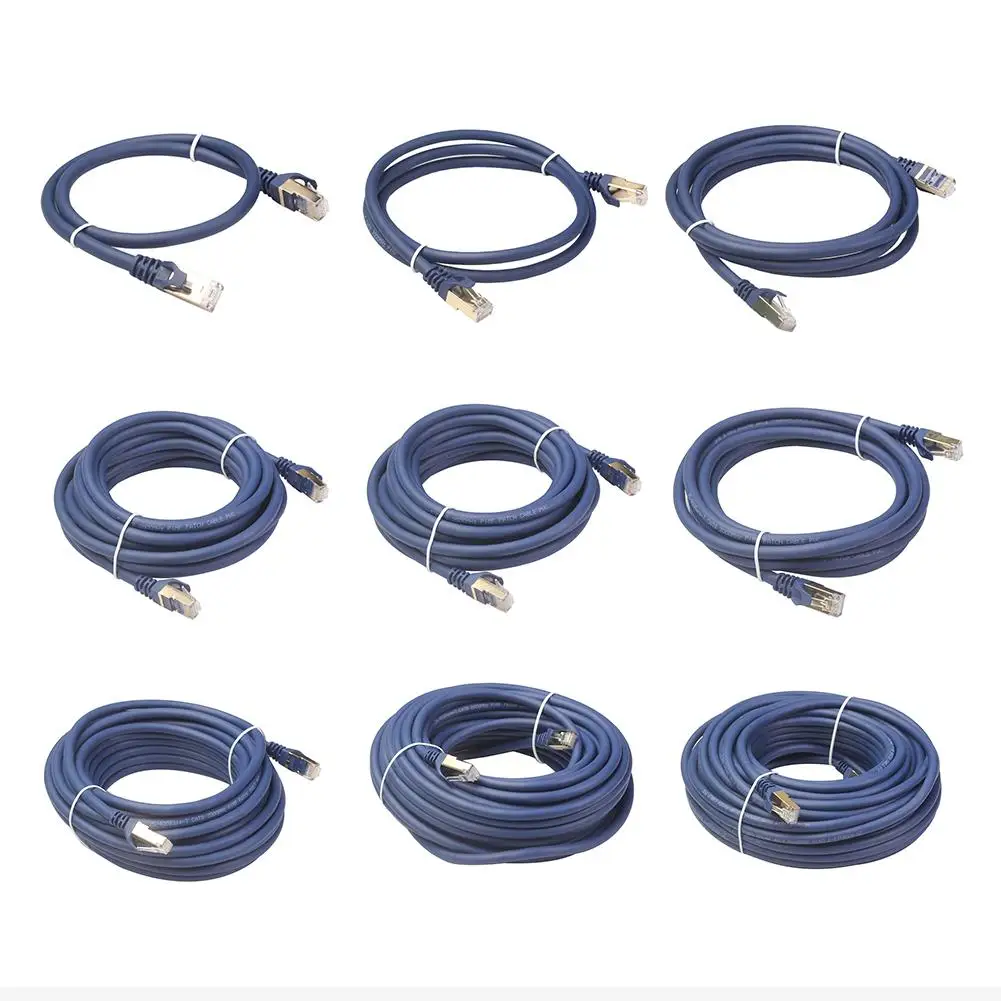 Cat8 Ethernet кабель 40 Гбит/с скорость RJ45 сетевой LAN для компьютера роутер 0 5 м/1 8 м/3 м/5
