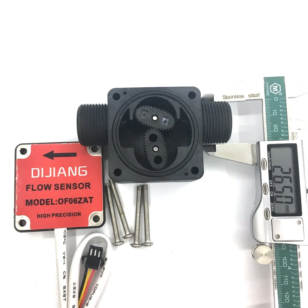 3/4 &quotОвальные Передач Пластиковые Расходомер Датчик для масла молоко бензин solene