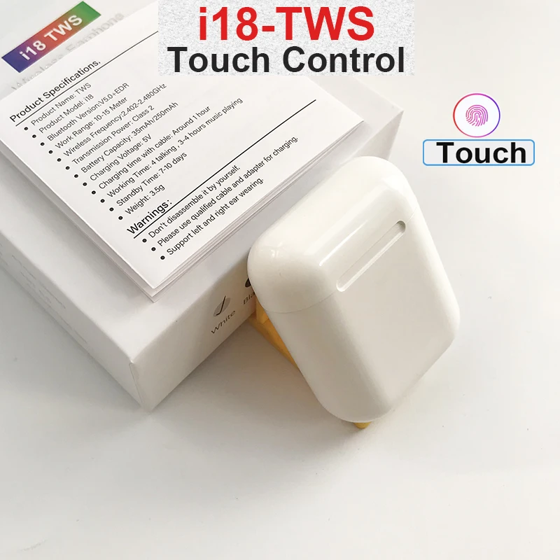 I12 i11 TWS Мини Bluetooth беспроводные наушники i18 i9s i7s tws с зарядной коробкой Спортивная
