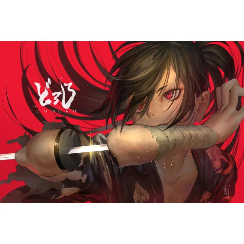 Новое поступление Dororo аниме холст постер на заказ ткань живопись украшение дома