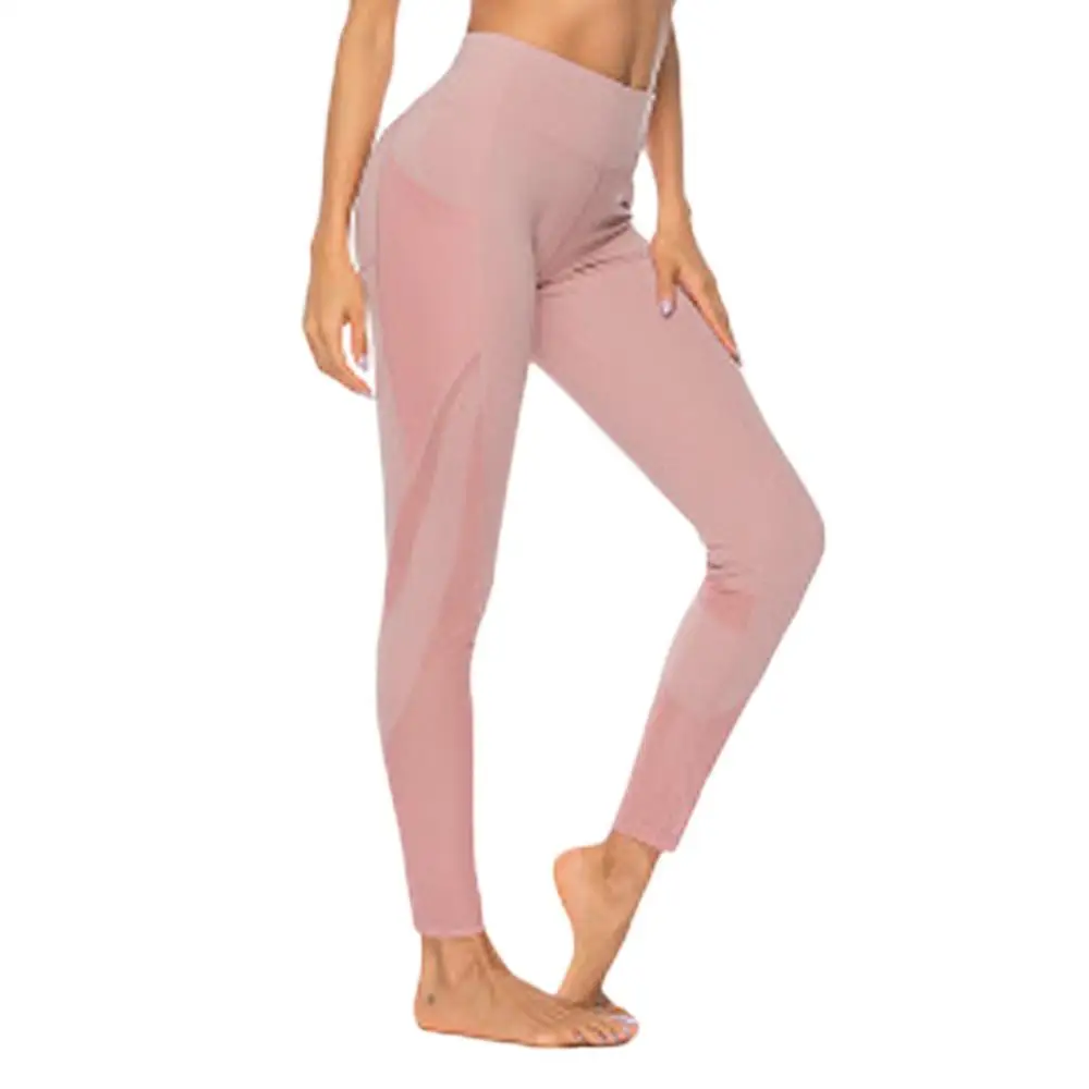 Модные женские спортивные штаны для фитнеса бега йоги марлевые карманы