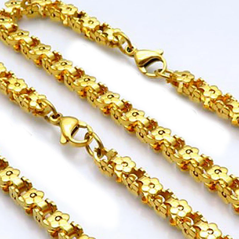 Мужские цепочки в форме сливы подвески из нержавеющей стали стиле хип хоп