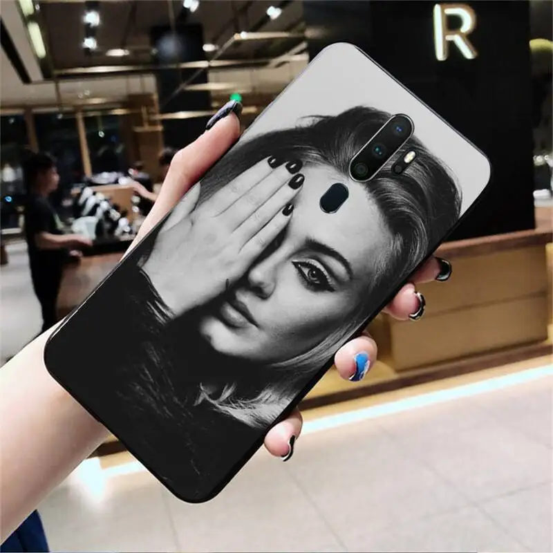 

LJHYDFCNB Adele Phone Case For Oppo Reno2 Z 2Z Realme5 6 Pro R9 11 Plus 15 17 Pro