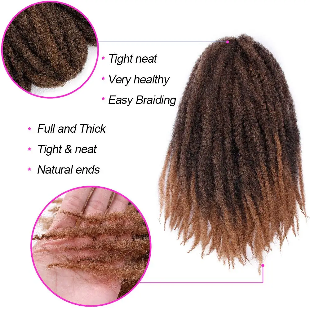 Смарт Braid 18inch марли на крючках косички синтетика афро привлекательный локон