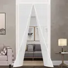 Теплоизоляционная занавеска, магнитная теплая занавеска, используемая в кондиционировании воздуха, занавеска для обогрева комнаты, зимняя дверная занавеска штора для двери