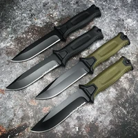 gb 1500 fixed blade knife military training high quality outdoor camping hunting survival tactical pocket edc tool knives
