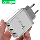 Сетевое зарядное устройство Vothoon с 2 USB-портами и поддержкой быстрой зарядки 3,0, 45 Вт