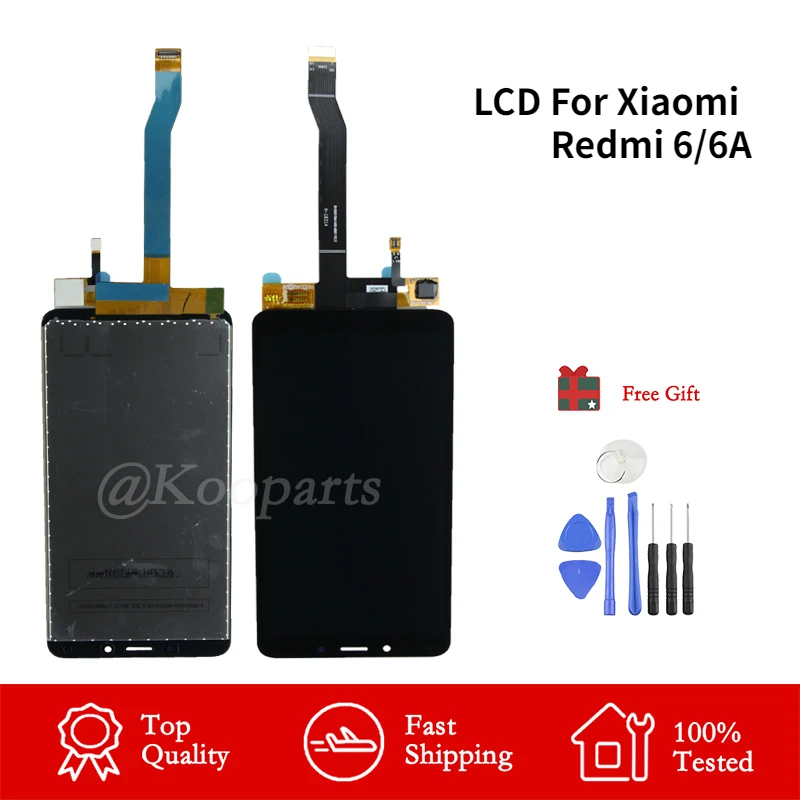 

100% Tested Premium Quality for Xiaomi Redmi 6/6A LCD Display with Touch Screen Digitizer Replacement With Kits No Deal Pixel