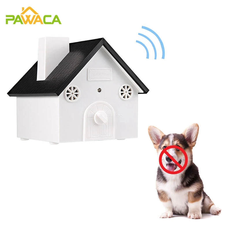 Ультразвуковой антилай для собак Репеллент коленей глушитель дрессировки на