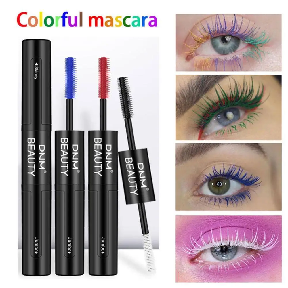 

Color Mascara Waterproof And Quick Dry Not Blooming Blue Purple Gold Black Curling Lengthen Long Eyelash Color Mascara
