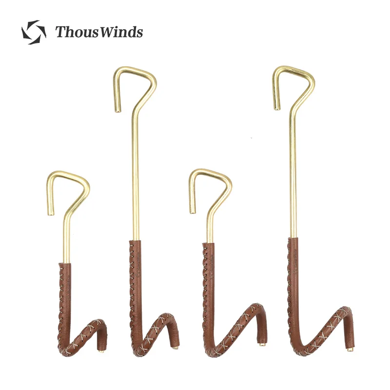 

Уличный латунный крючок Thous WIND из воловьей кожи, палатка, навес, столб, лагерная колонка, крючок, осветительные лампы, фонарь, крючок, подстав...
