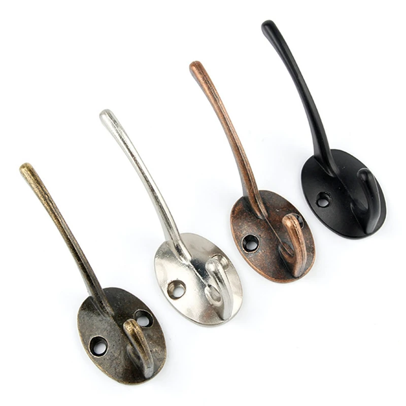 Металлический крючок для одежды вешалка на стену винтажный Бронзовый в