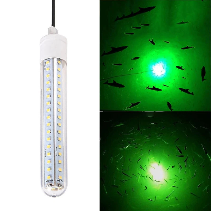 12V 8W подводный ночной рыболовный светильник лампа 90 Led привлекающий рыбный