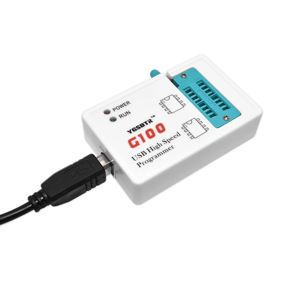Newest Version G100 High Speed USB SPI Programmer 24 26 25 93 Bois EEPROM Flash support Compatible with EZP2010 EZP2013 EZP2019 |