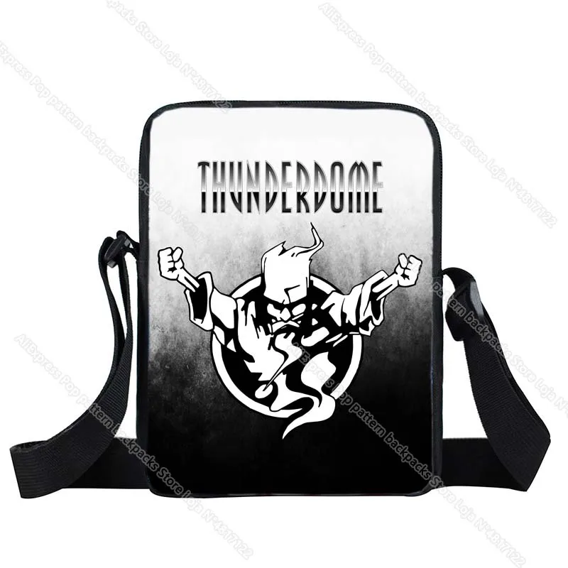 Сумки через плечо с принтом Thunderdome для подростков детские школьные портфели