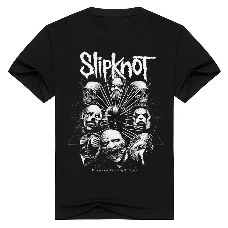 Slipknot футболка тяжелый металл футболки летние топы все надежда ушла для мужчин