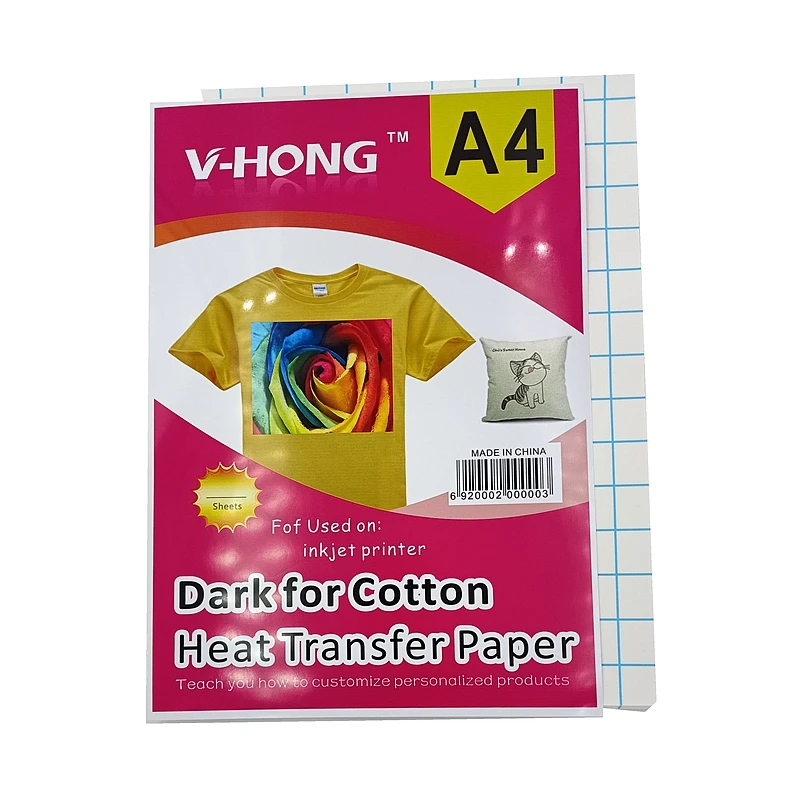 Saudi Arabia 8.26x11.7 inch inkjet sublimation paer white color A4 paper T-shirt cotton 100% heat transfer paper