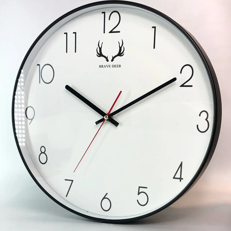 

14 Inch Nordic Silent Large Wall Clock Living Room Bedroom Classroom Wall Watch Quartz Clock Modern Minimalist Home Clock Clock