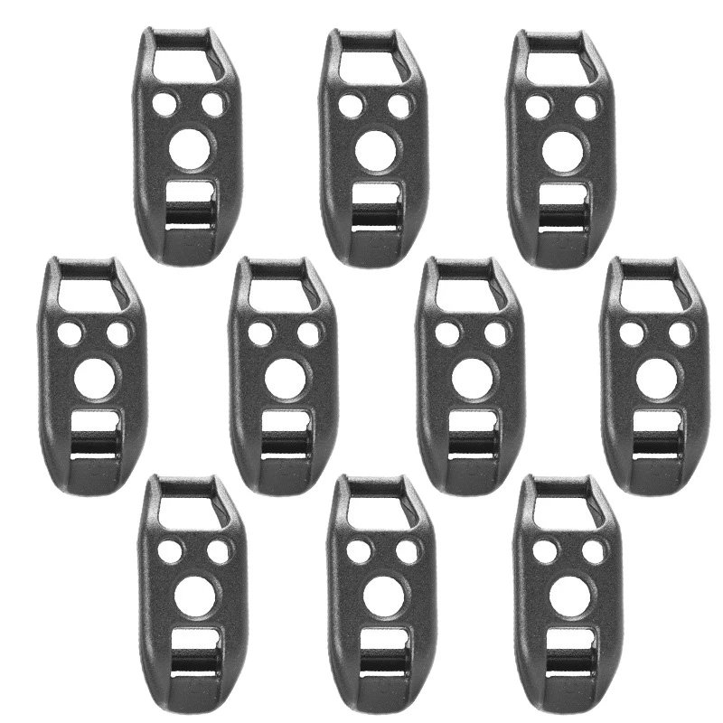 

New-10Pcs Tent Poles Base Fixed Buckle Canopy Pole Connector Tents Webbing Fixing for Outdoor Camping Hiking