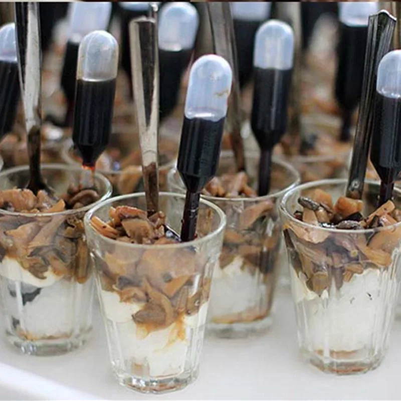 Желе топперы инжектор крем одноразовые пипетки Макарон мусс выпечки сжать