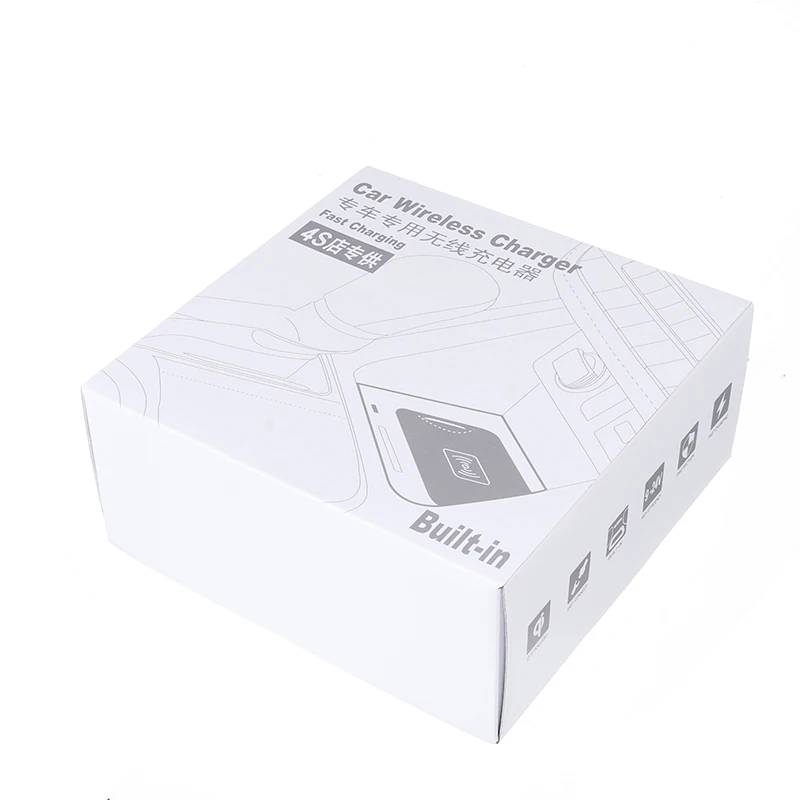 

Qi 10w 3 Coils Car Wireless Mobile Phone Charger Car Charging For Mercedes Benz W205 AMG C63 C Class GLC 2016 2017 2018