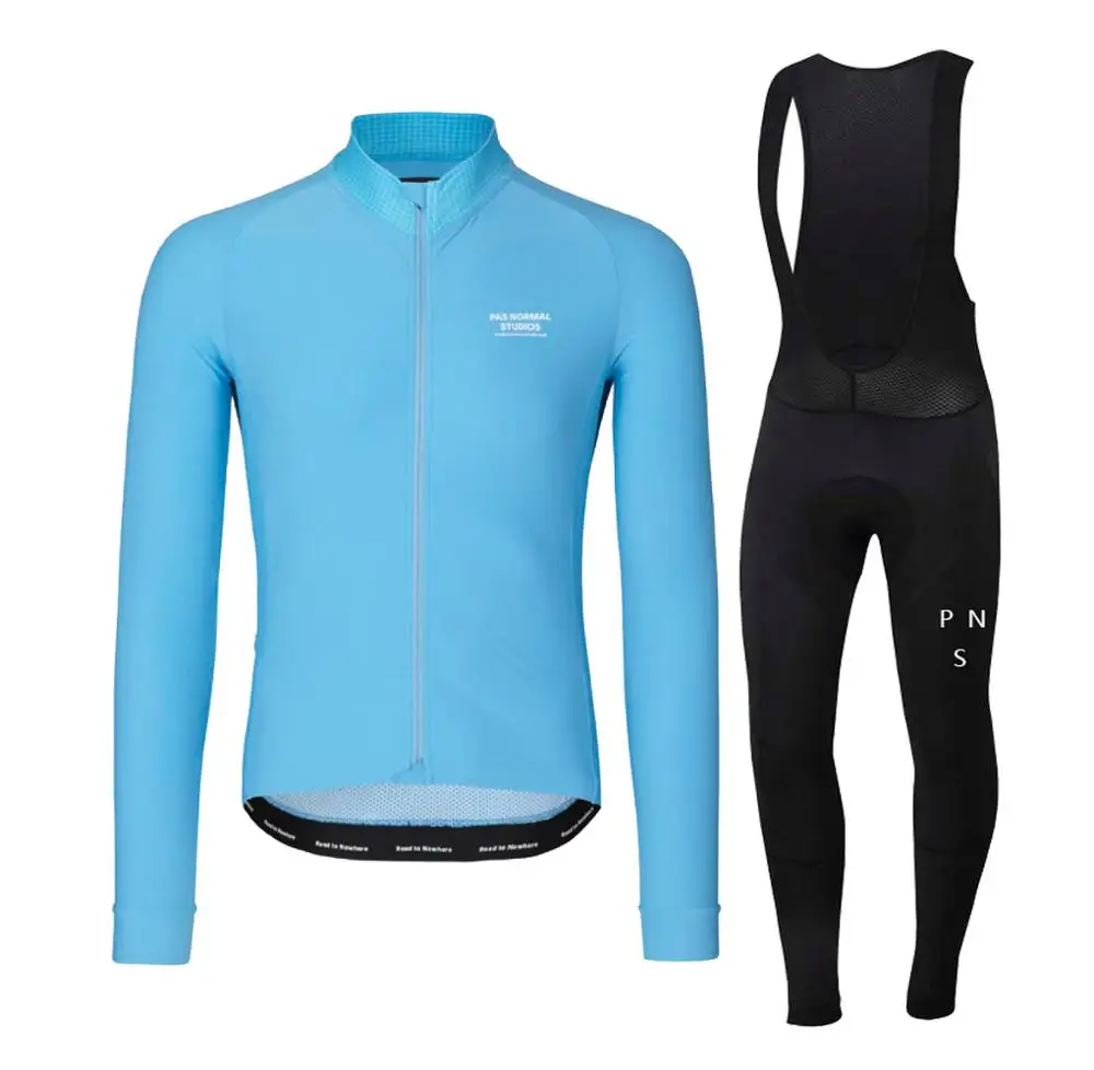 4 Winter Cycling Clothes PNS Long Sleeve Clothing Riding Jersey Set Thermal Fleece Maillot Ropa Ciclismo Invierno Keep Warm - Цвет: 4