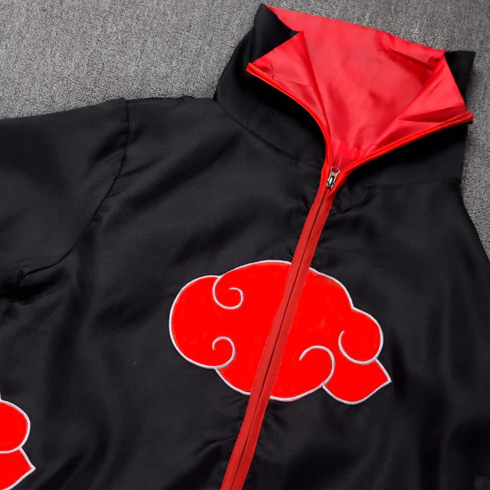 

fantasia anime manto da akatsuki rings necklace kids adult costume suit costume cosplay bluey akatsuki cloak