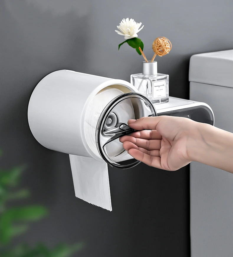 Коробка для туалетной бумаги держатель водонепроницаемая рулонная бумажная