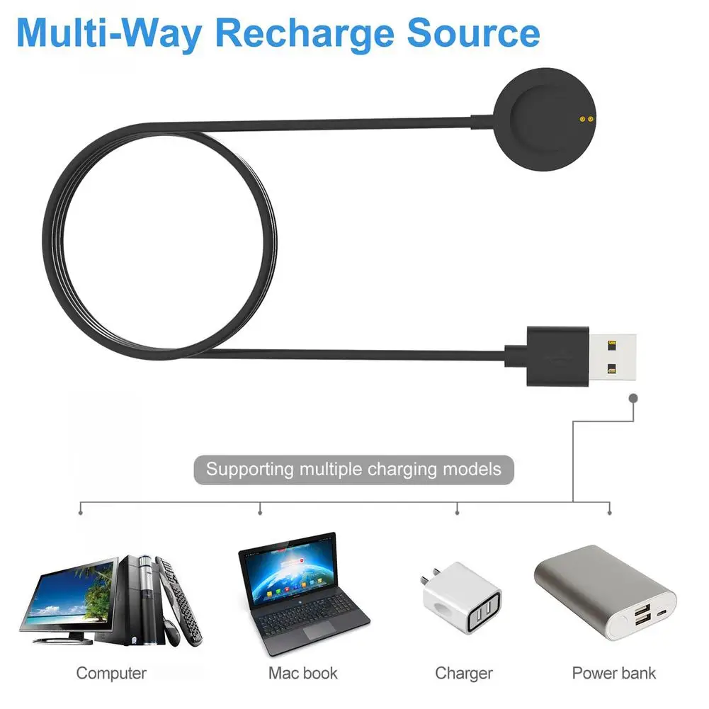 

Smartwatch Dock charger adapter USB fast charging cable for MKT5090/87/77/69/63 charging accessories