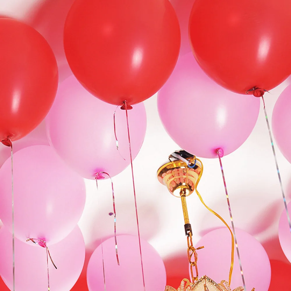

100PIC Balloons Accessories Balloon Chain PVC Rubber Wedding Birthday Party Backdrop Decor Balloon Chain Arch Clips Decor