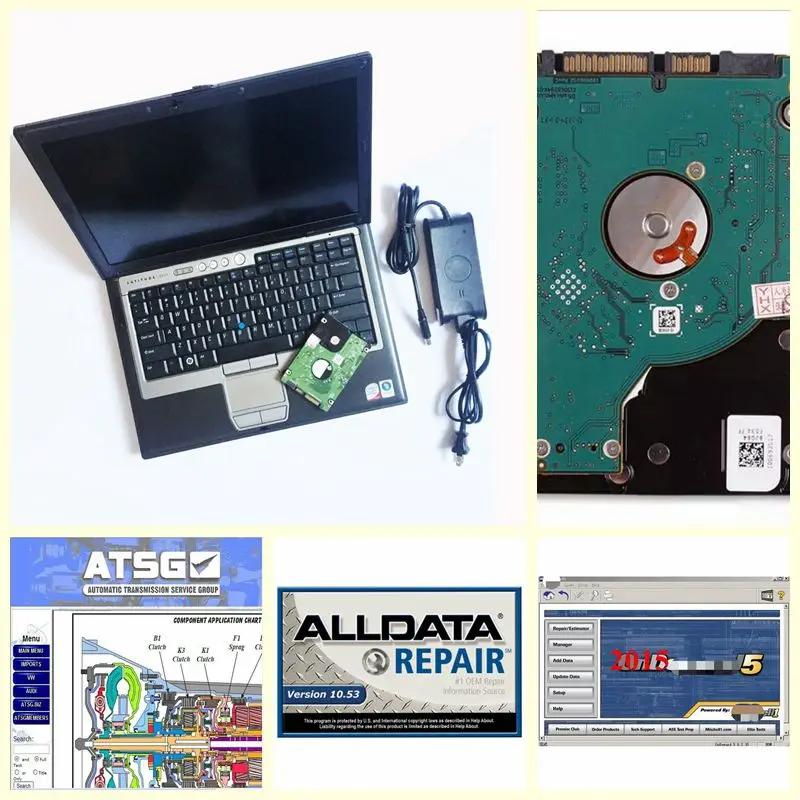 

2021 автомобильное программное обеспечение Alldata M .. ch .. ond .. ручной 2015 с жестким диском ATSG ТБ, установленным на D630 4 Гб ноутбуке для диагностики а...