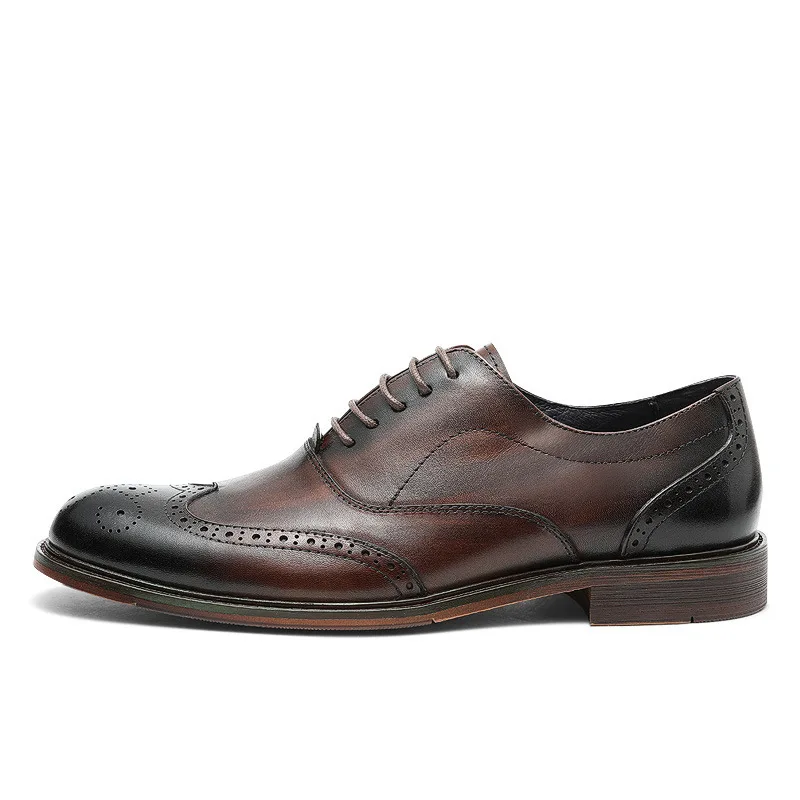 

men's shoes manufacturer bullock business dress shoes restoring ancient ways British men leisure men's leather shoes