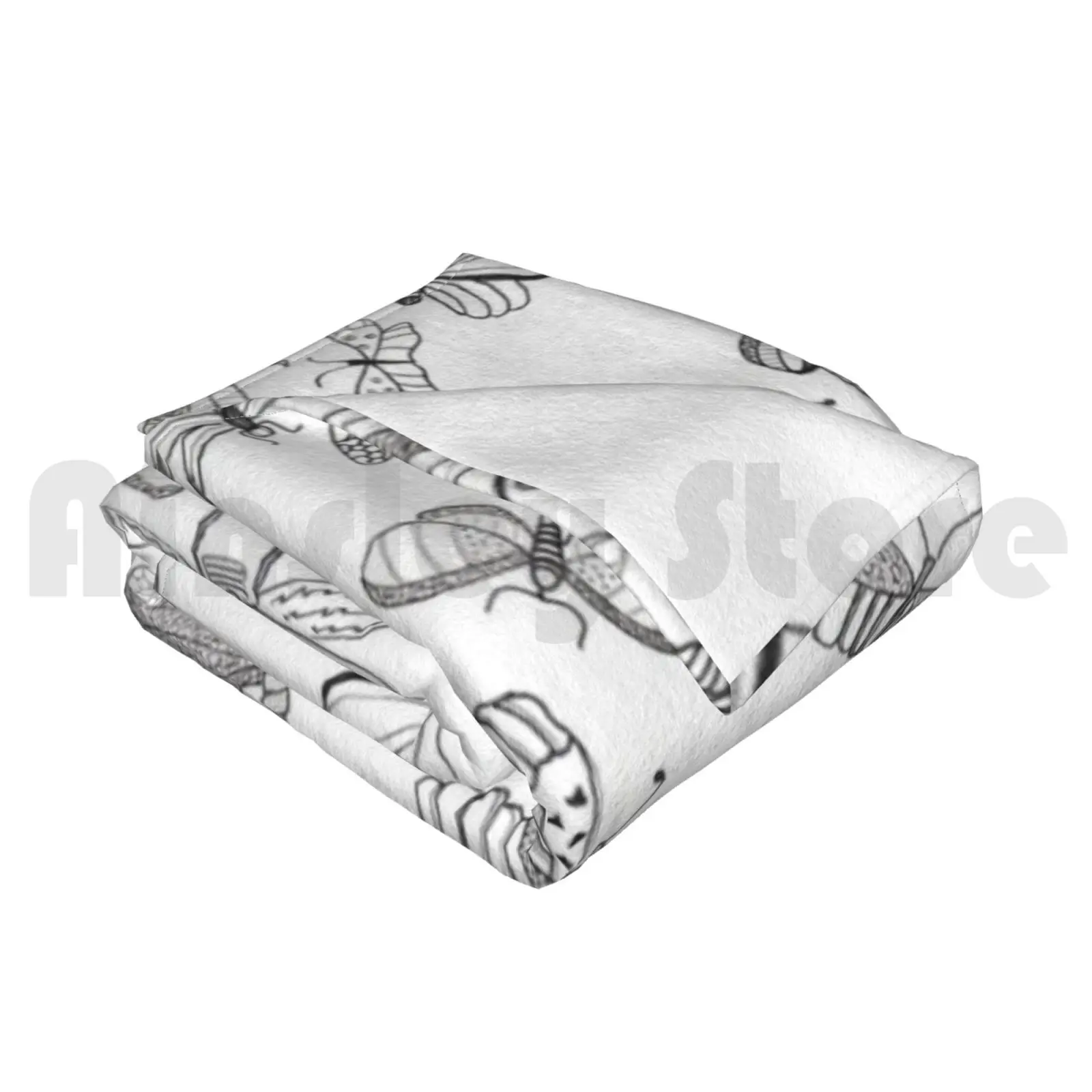 Одеяло в виде стрекоз/бабочек для дивана кровати путешествий Жуков искусство