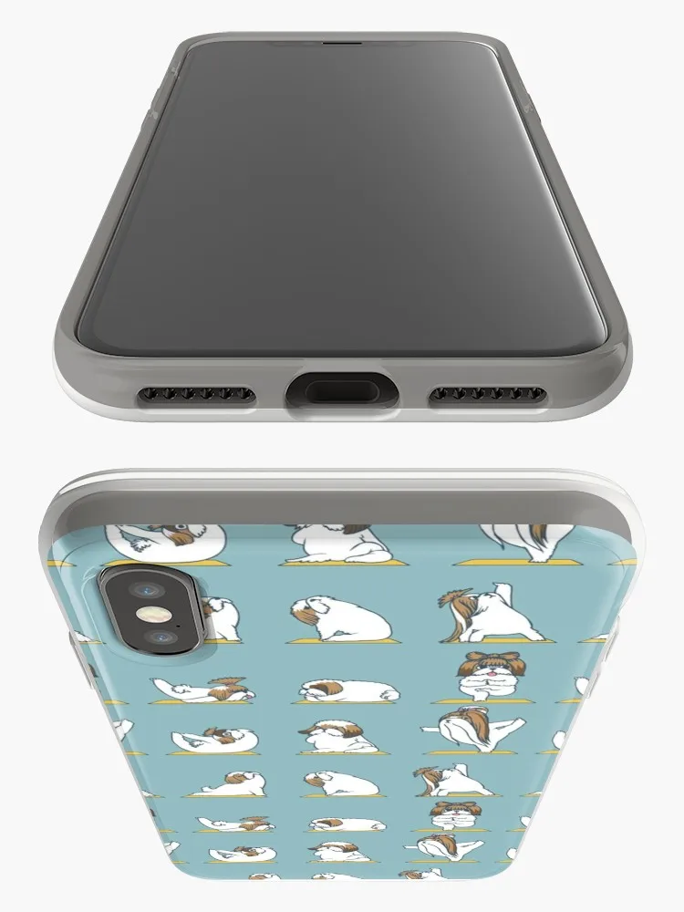 Shih Tzu Yoga ДЛЯ iphone 11 X XS Max XR милый кот Том чехол для 8 7 6 6S Plus Мягкий силиконовый