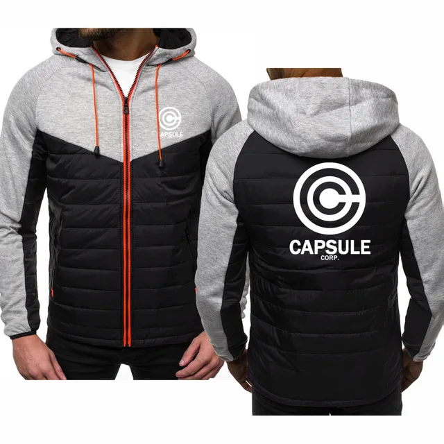 Мужская куртка для аниме Dragon Ball Z с принтом мужские толстовки пальто на молнии